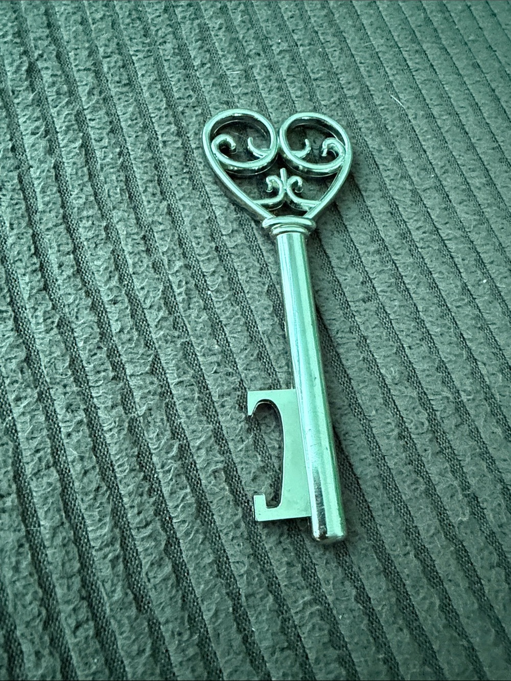 Source Unknown Teal Heart Key Wall Hook